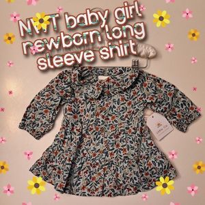 NWT baby girl newborn long sleeve 👶💚